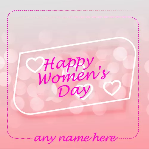 Happy Womens Day Love Image With Name